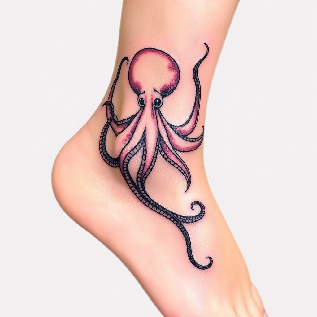 Oceanic Elegance: Octopus Ink