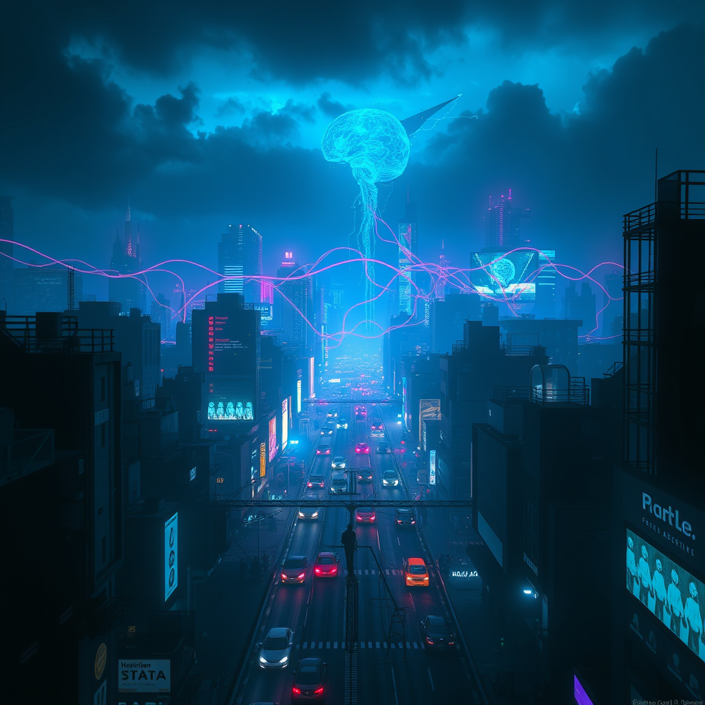 Neon Shadows: Rise of the Singularity