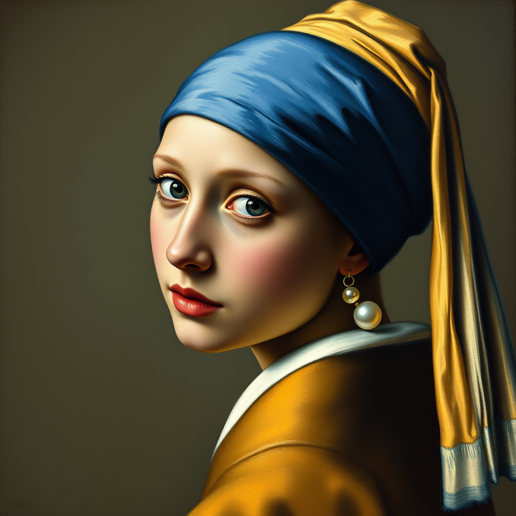 The Girl with a Pearl Earring (by Johannes Vermeer)