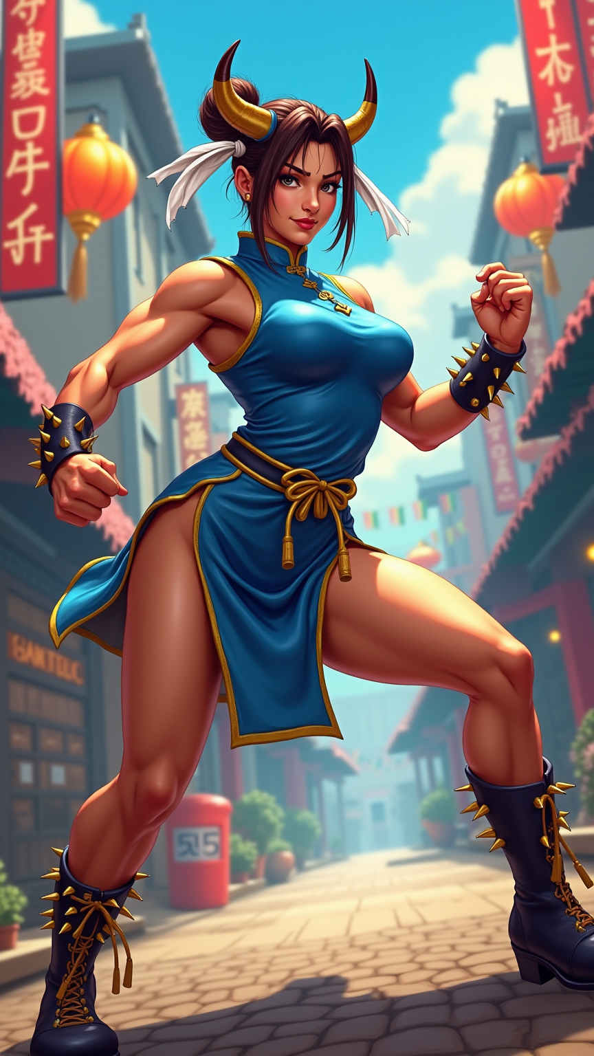 Chun-Li's Fierce Urban Showdown