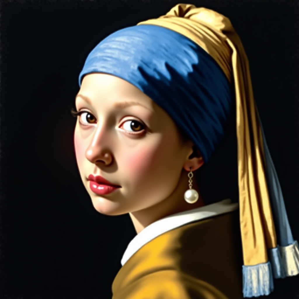 The Girl with a Pearl Earring (by Johannes Vermeer)