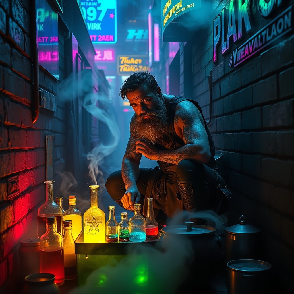 Alchemy in the Neon Mist