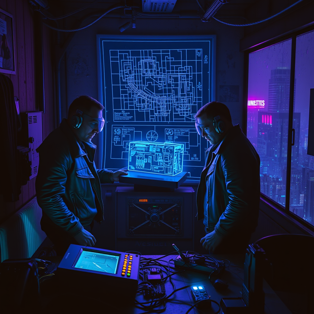 Neon Shadows: Escape Blueprint