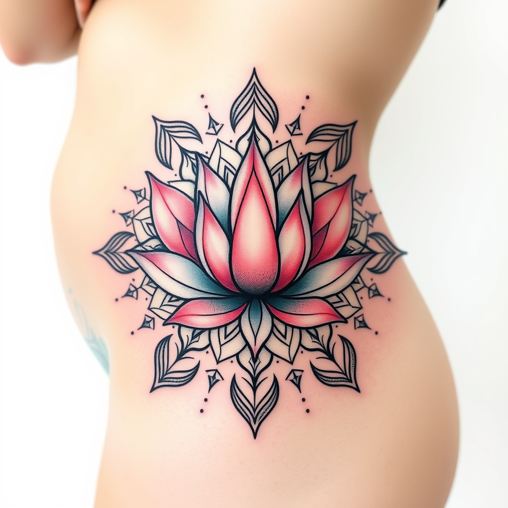 Lotus Mandala: Serenity Inked