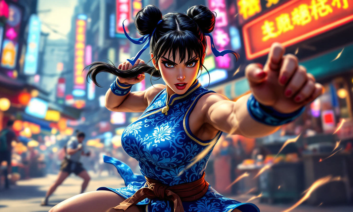 Chun-Li's Electric Showdown