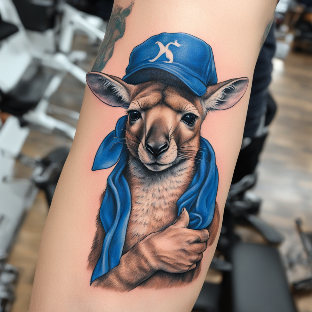 Kangaroo Gangster: A Realism Tattoo Tale