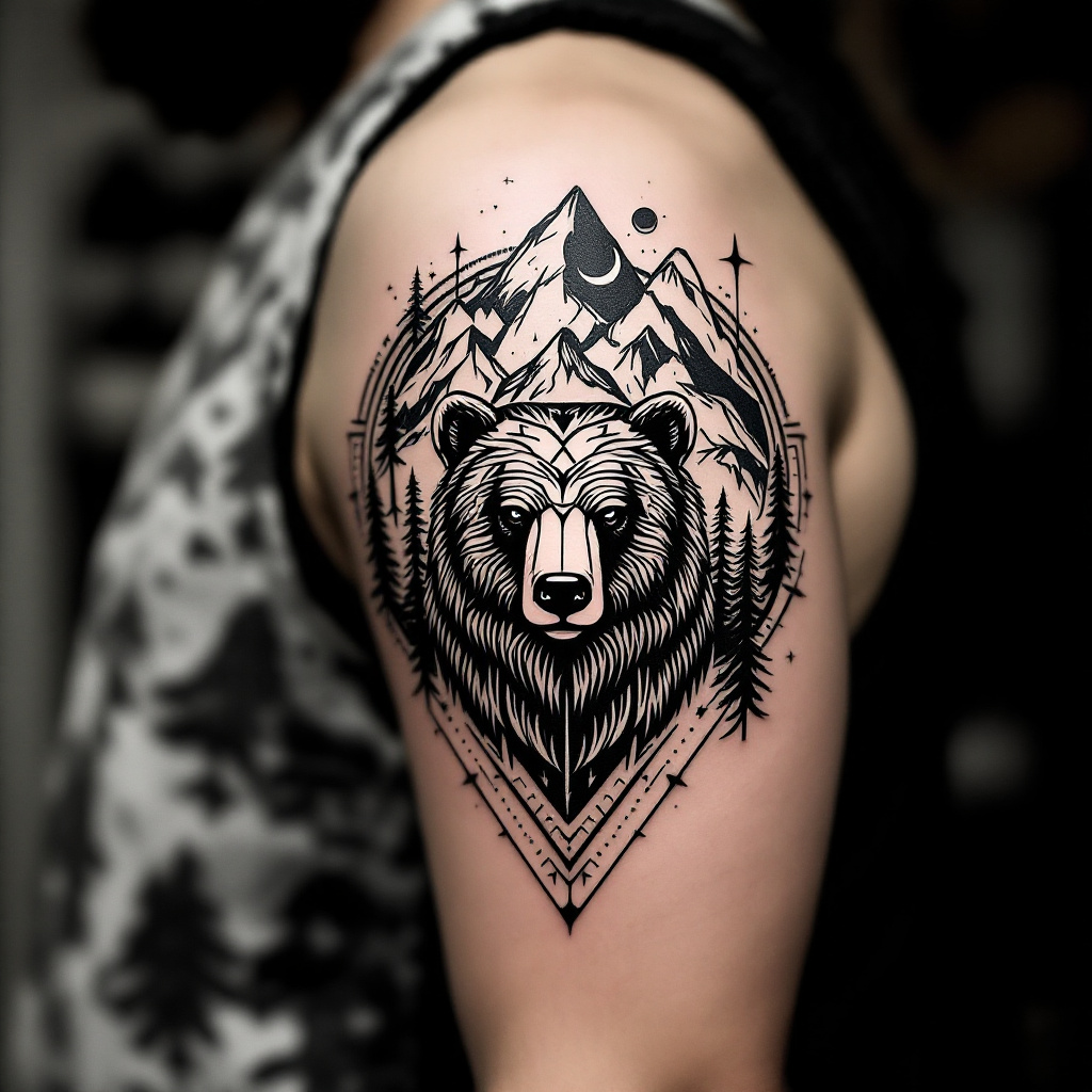 Bear Mountain Harmony Tattoo