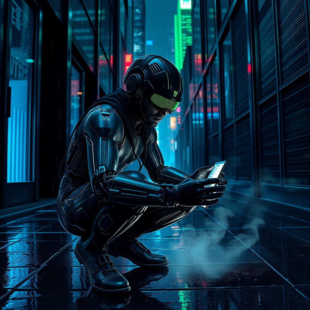 Neon Shadows: Cyber Heist Unleashed