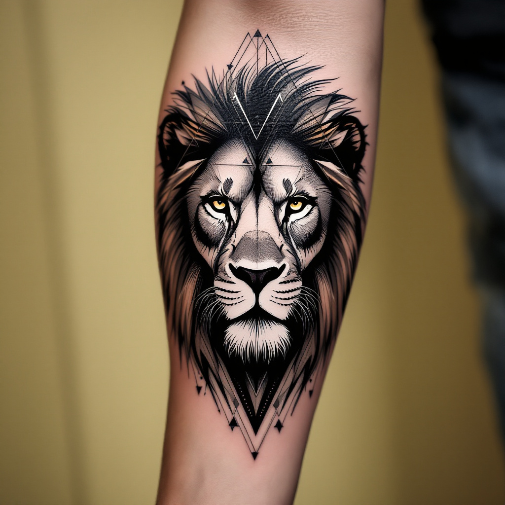 Fierce Lion: Geometry of Strength