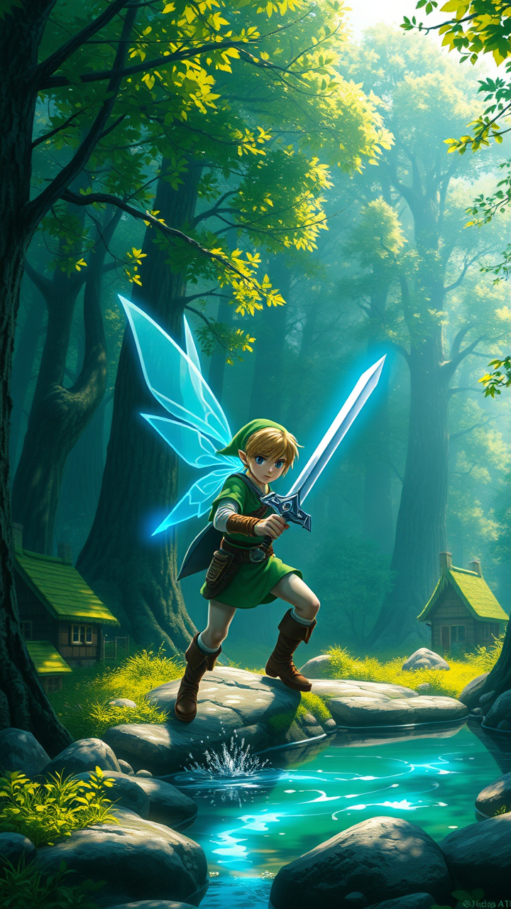 Glow of Adventure: Link & Navi