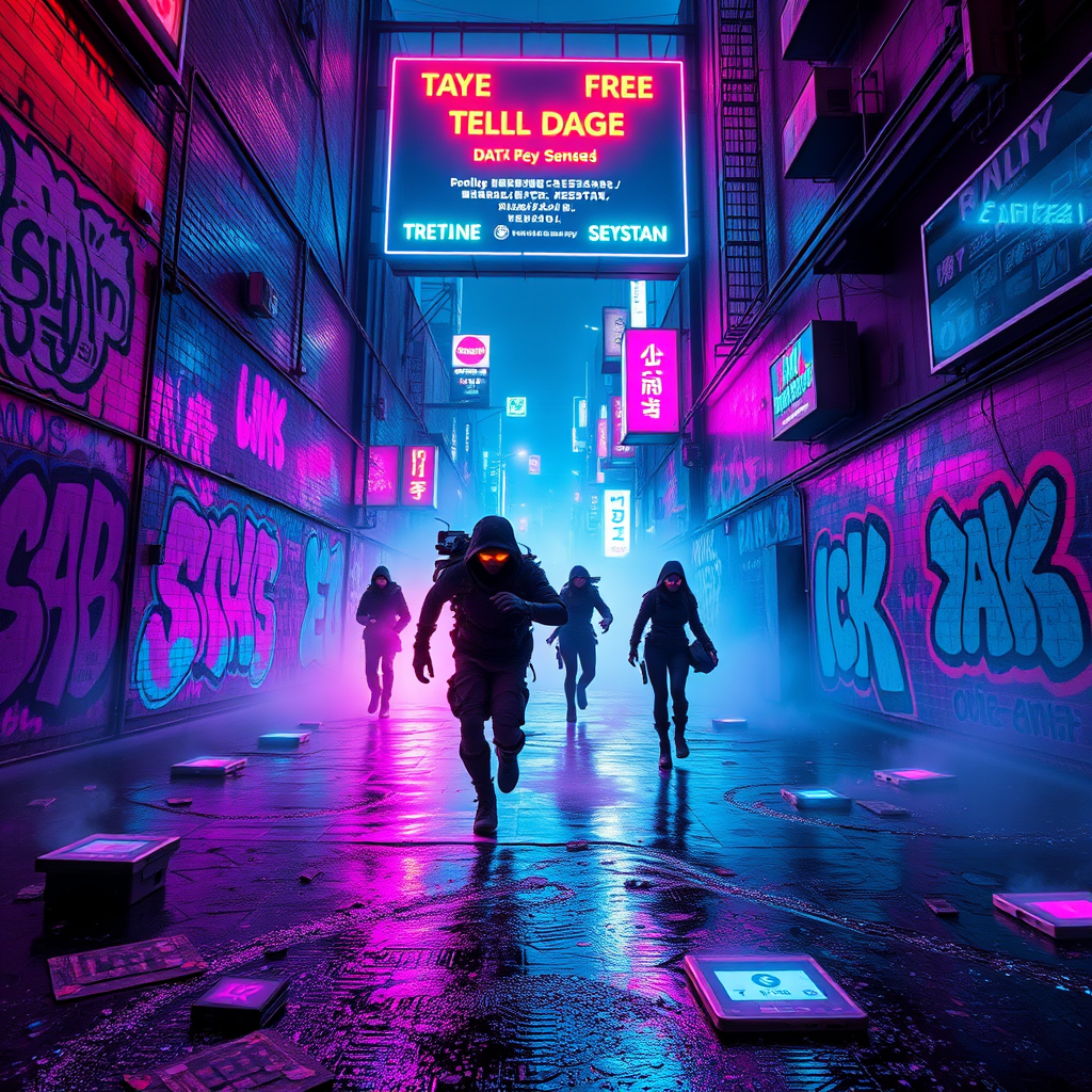 Neon Labyrinth: Scavengers' Quest