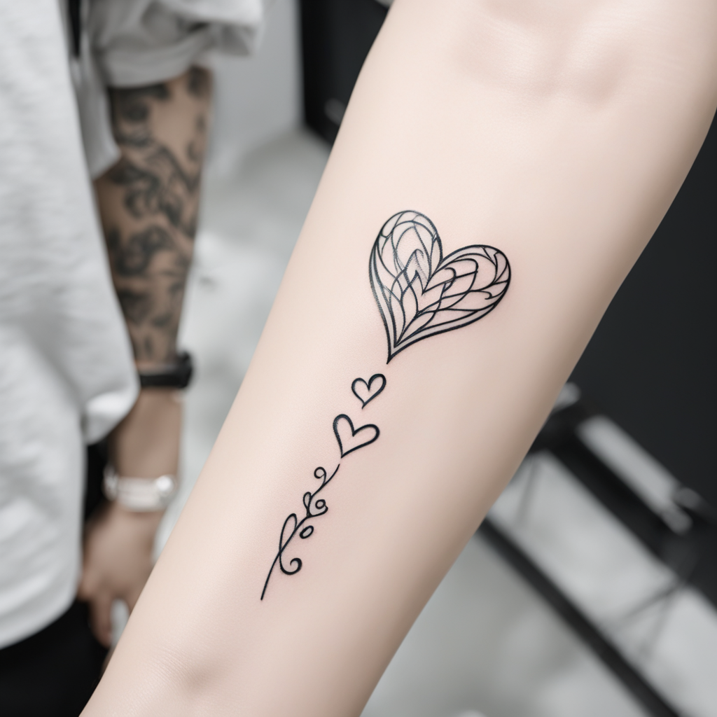 Eternal Love: Jungkook-Inspired Minimalist Tattoo