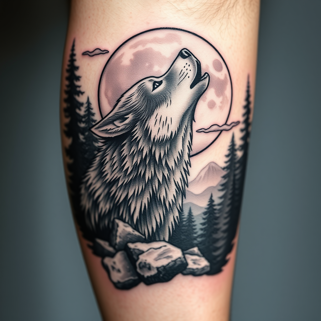 Lunar Howl: Wild Freedom Ink