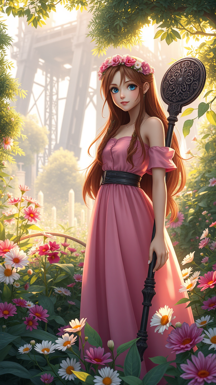 Serenity Amidst Ruins: Aerith's Garden