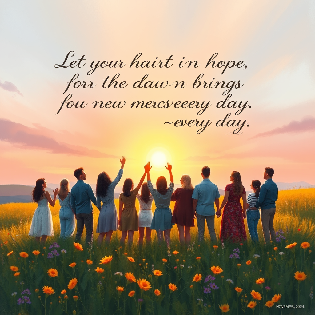 Dawn of Hope: Embrace New Mercies