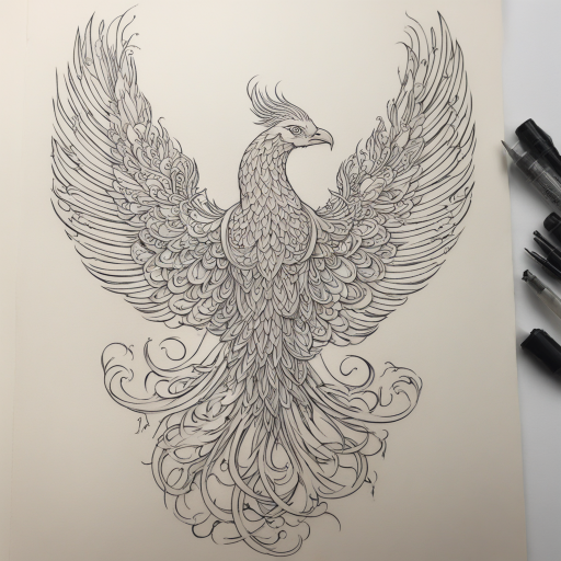 Phoenix Embrace: Alix's Timeless Ink