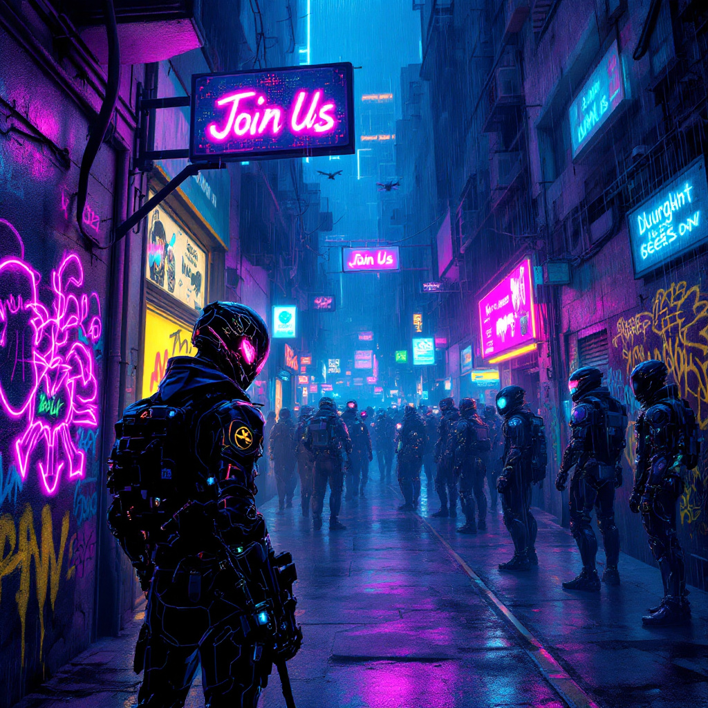 Neon Rebellion: Rise from Shadows