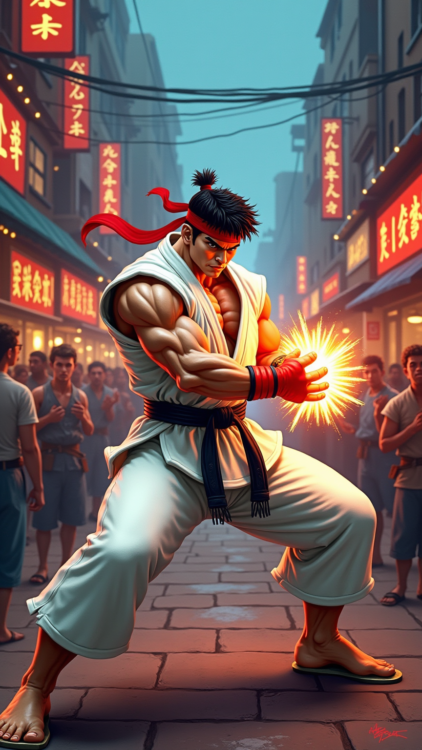 Ryu's Hadouken Showdown!