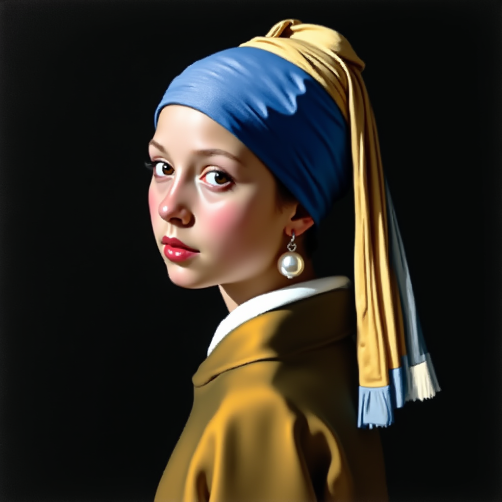 The Girl with a Pearl Earring (by Johannes Vermeer)