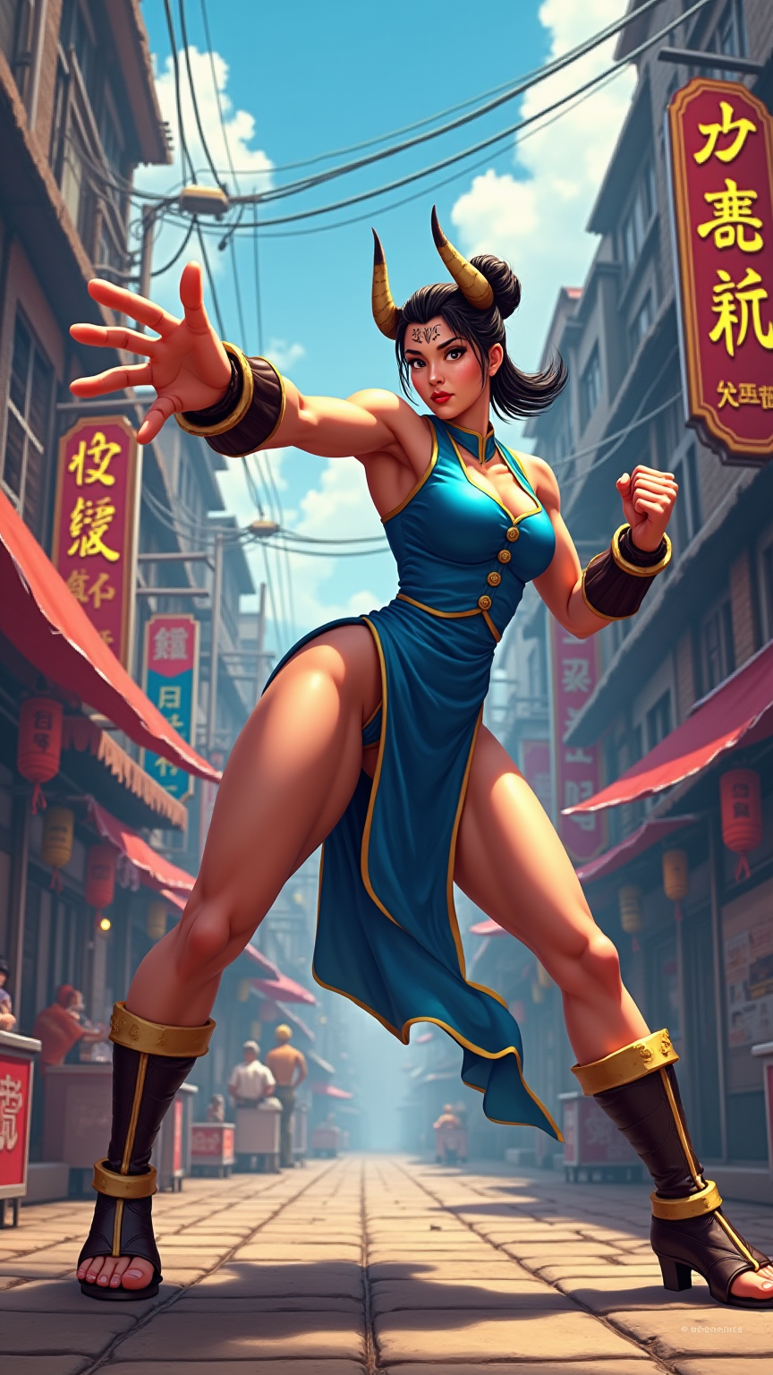 Chun-Li's Electric Showdown