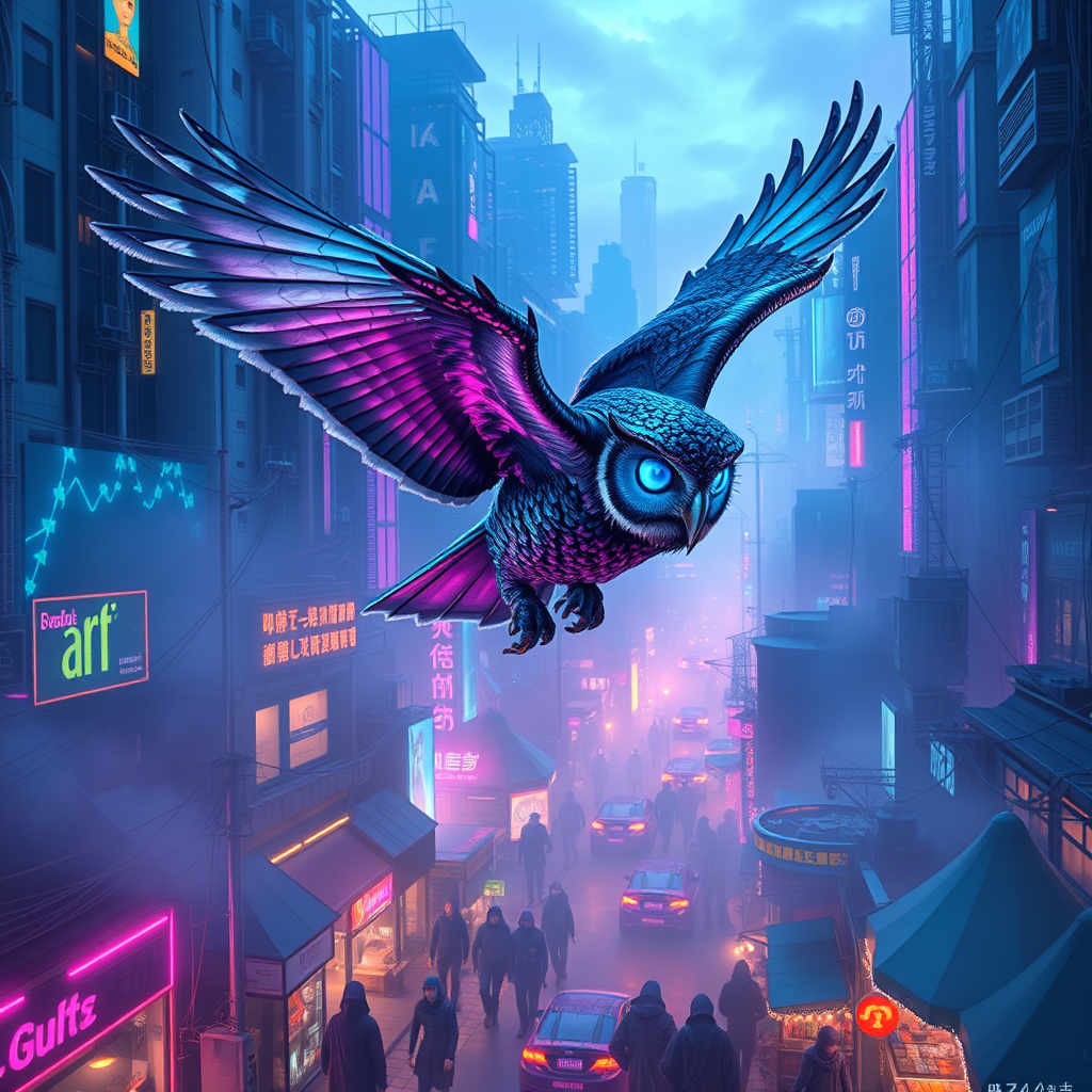 Neon Owl: Secrets of the Skyline