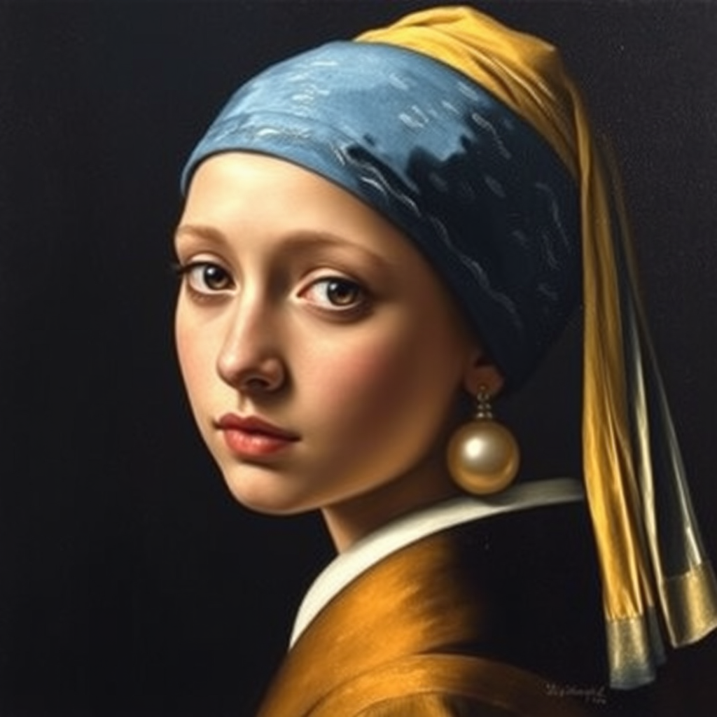 The Girl with a Pearl Earring (by Johannes Vermeer)