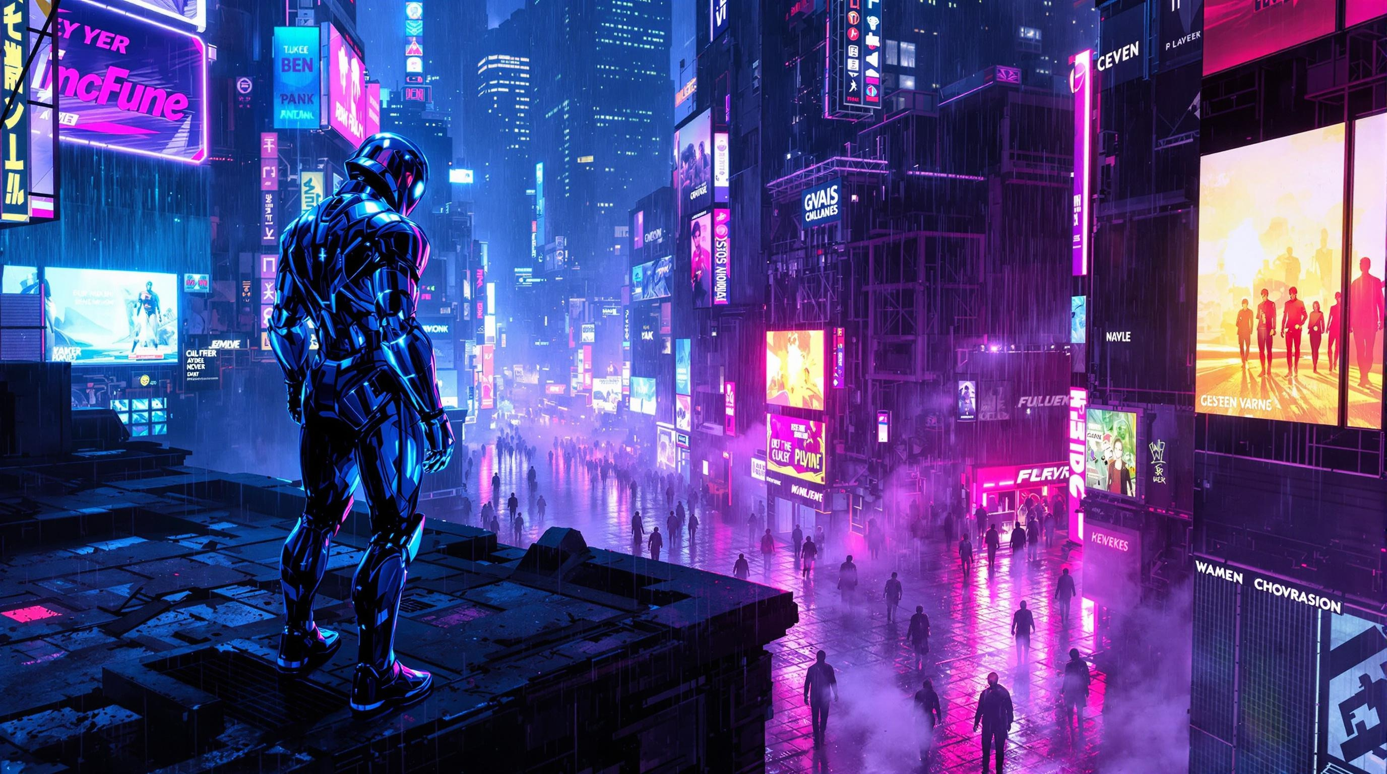 Neon Sentinel: Shadows Awaken