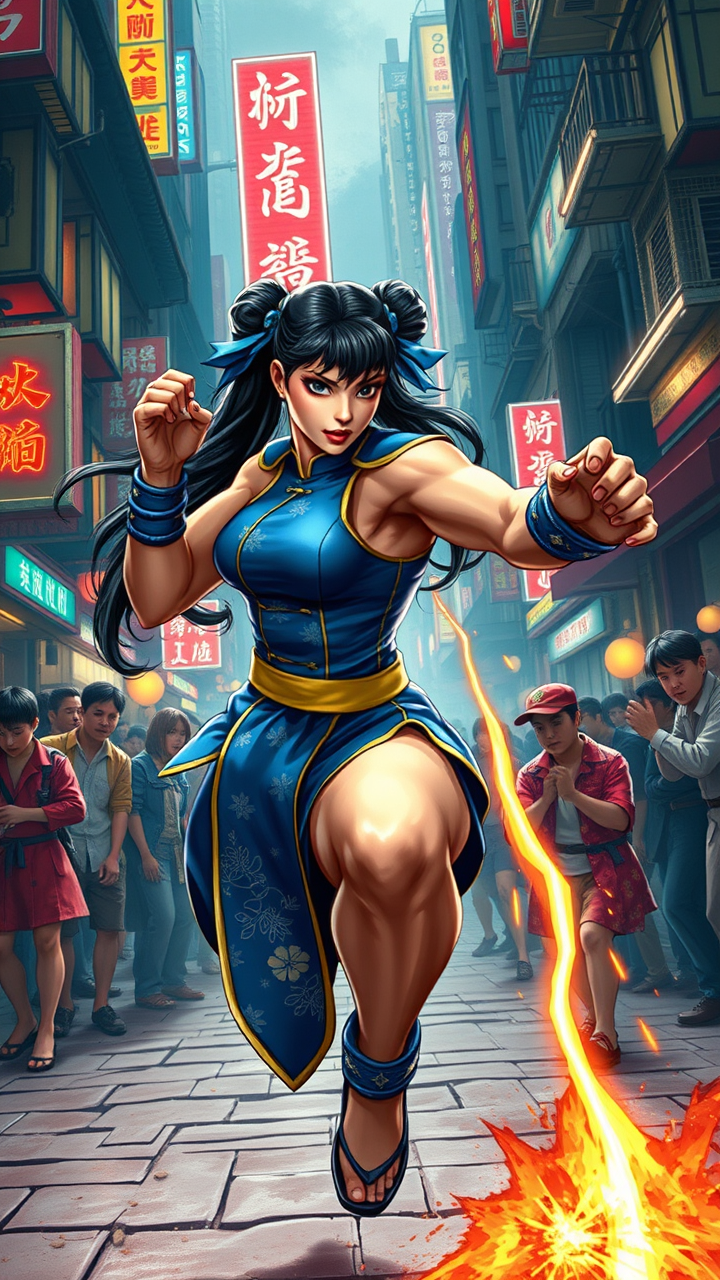 Chun-Li's Lightning Showdown