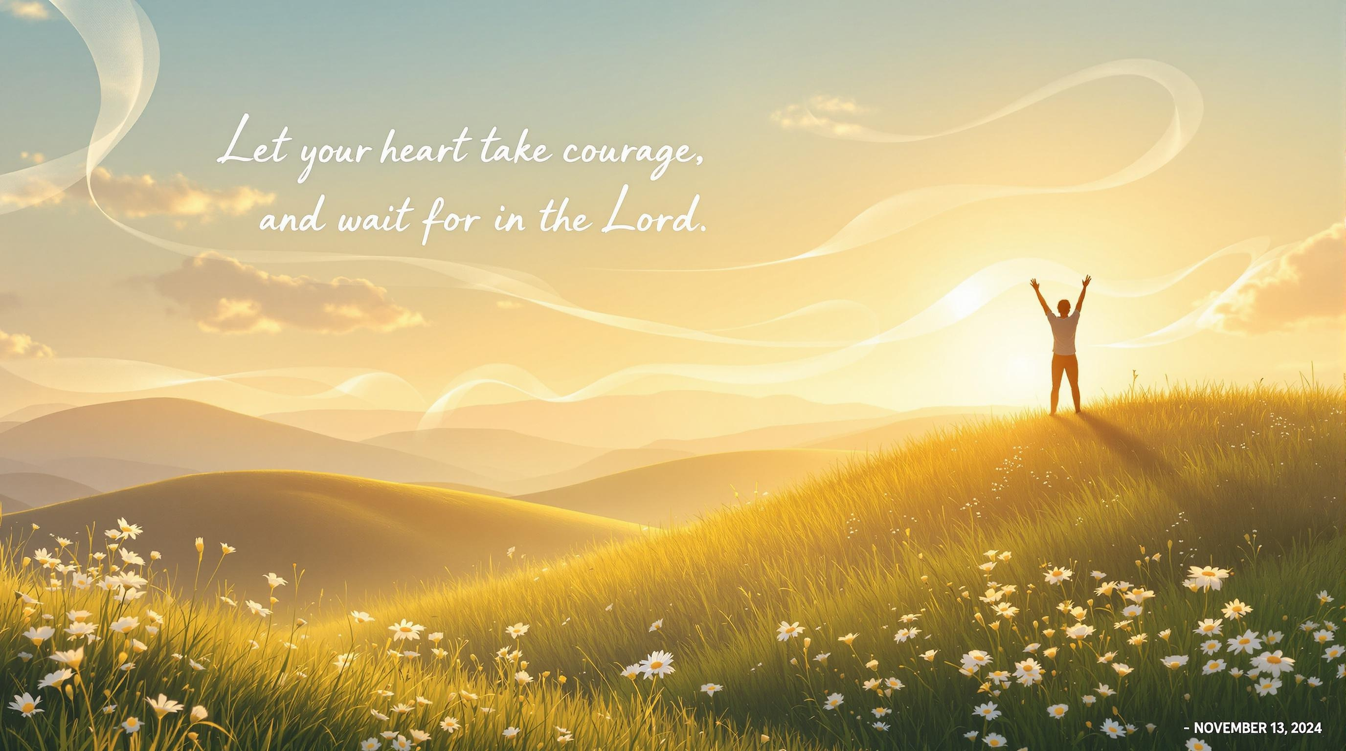 Courageous Dawn: Embrace Hope