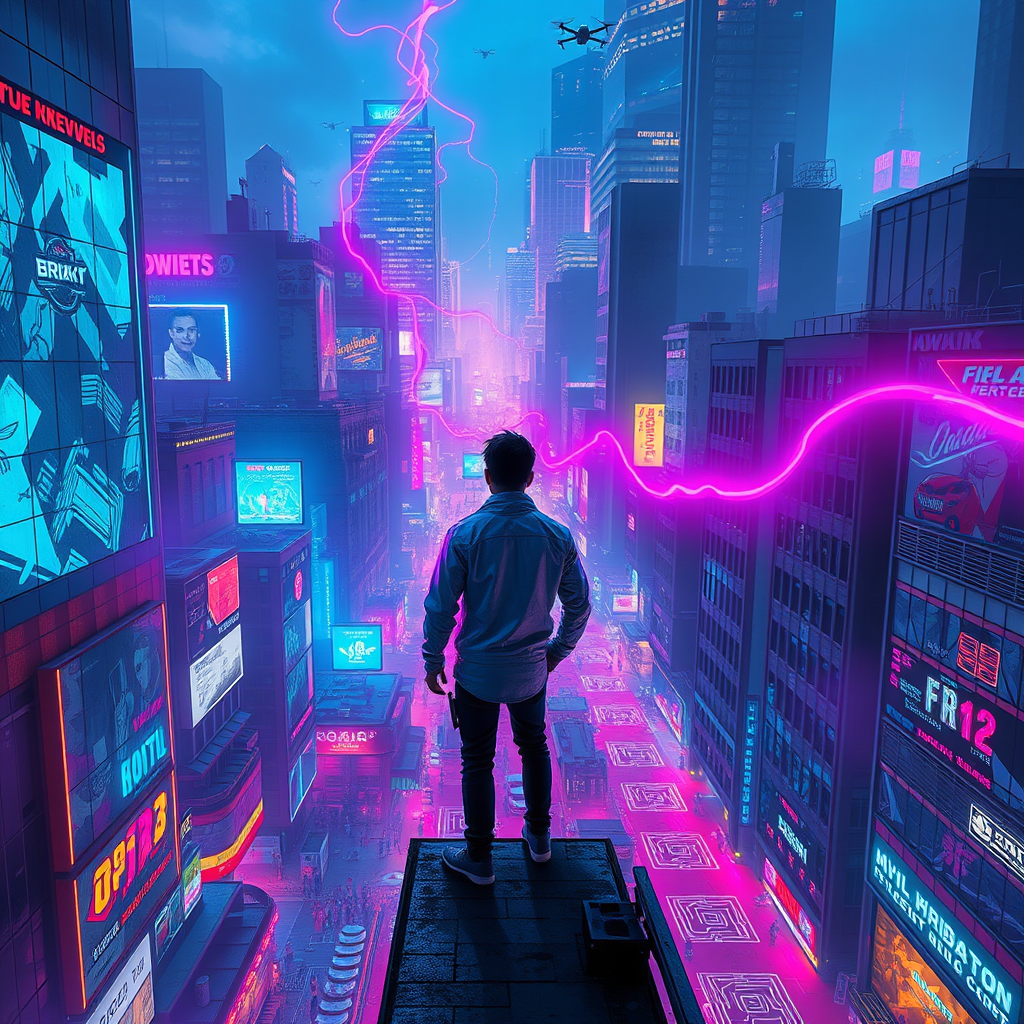 Neon Secrets of the Cyber City