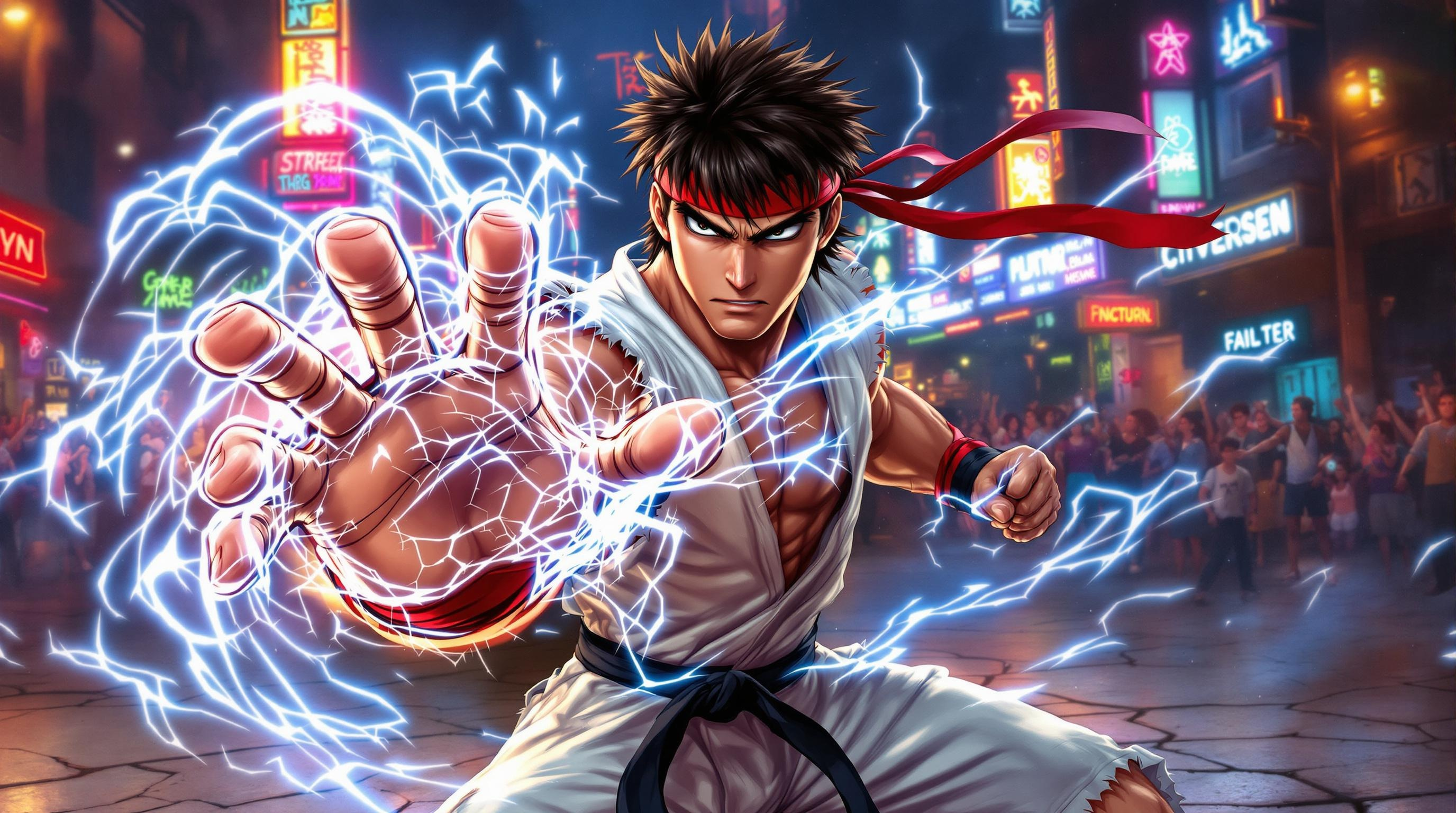 Ryu's Hadouken: Urban Showdown