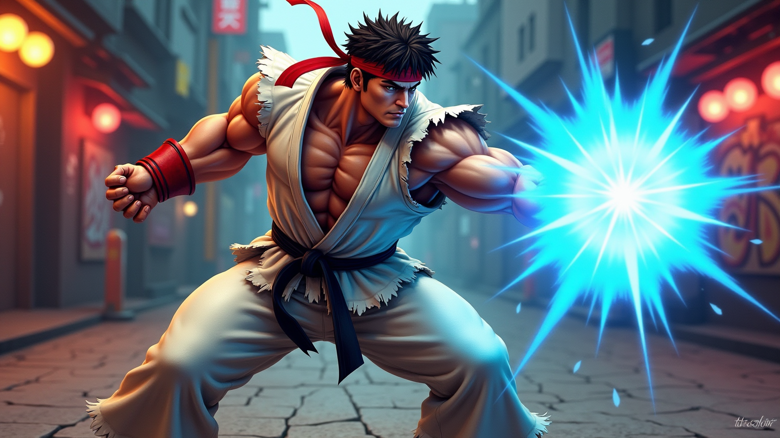 Ryu's Electric Showdown