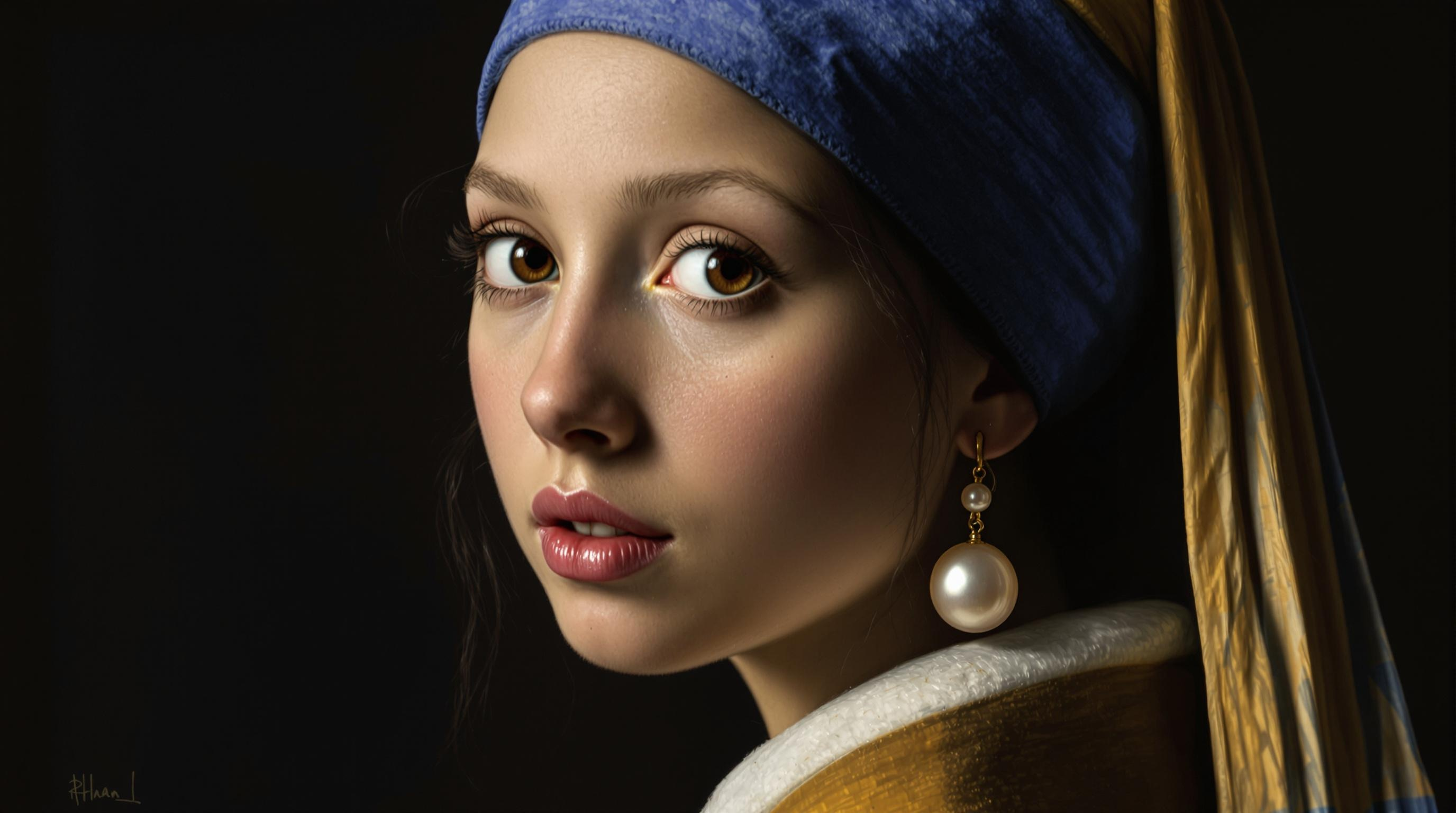 The Girl with a Pearl Earring (by Johannes Vermeer)