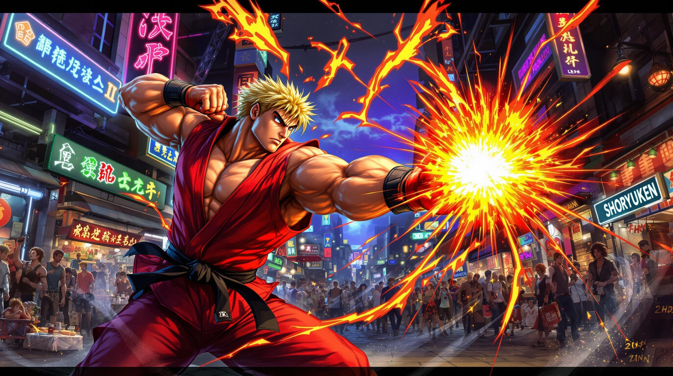 Fury Unleashed: Ken's Shoryuken!