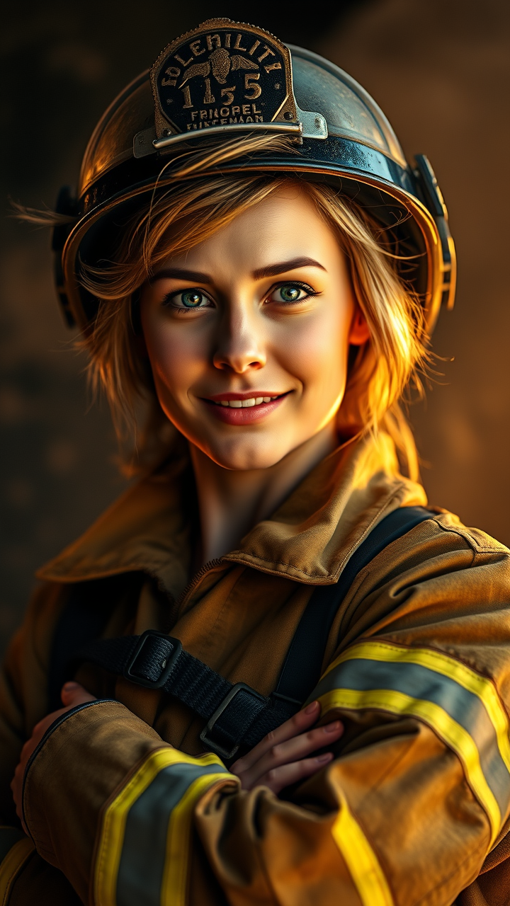 Fierce Grace: A Firefighter's Portrait