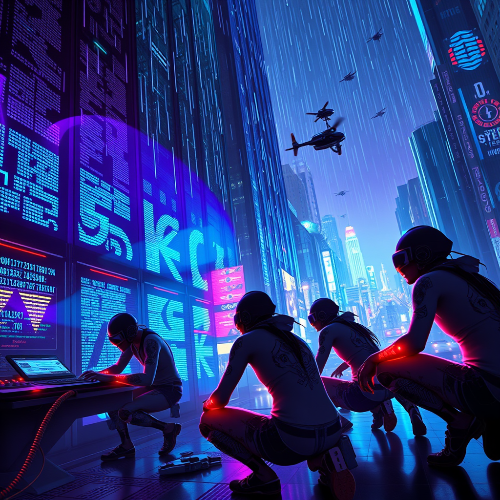 Neon Hackers: Digital Uprising