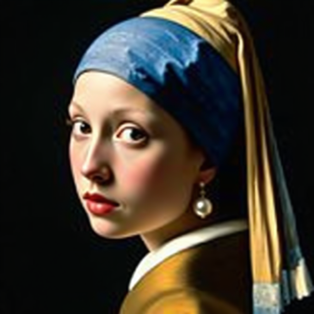 The Girl with a Pearl Earring (by Johannes Vermeer)