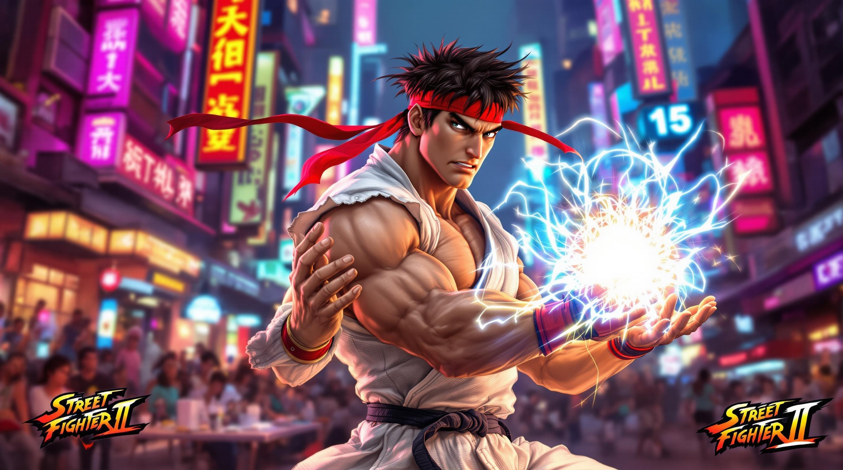 Ryu's Hadouken: Urban Showdown