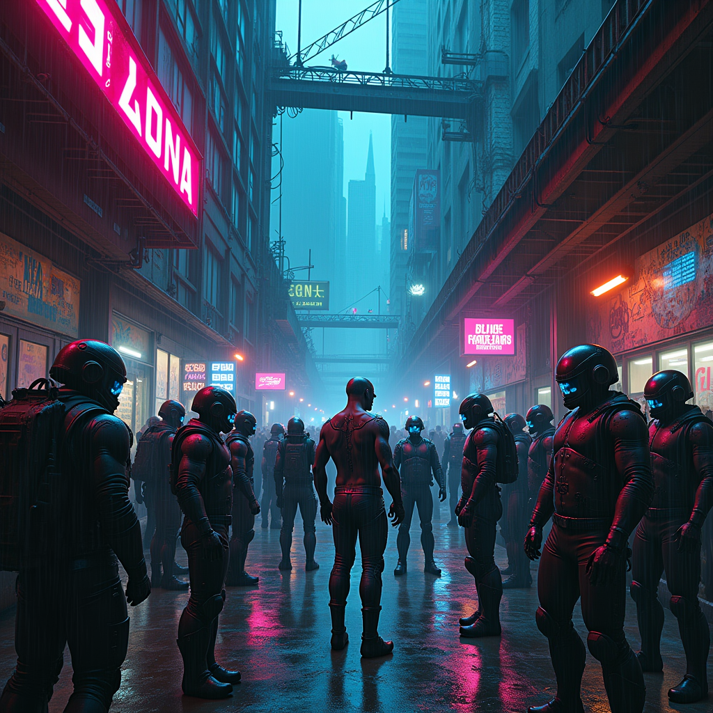 Neon Uprising: Cyborgs Unite