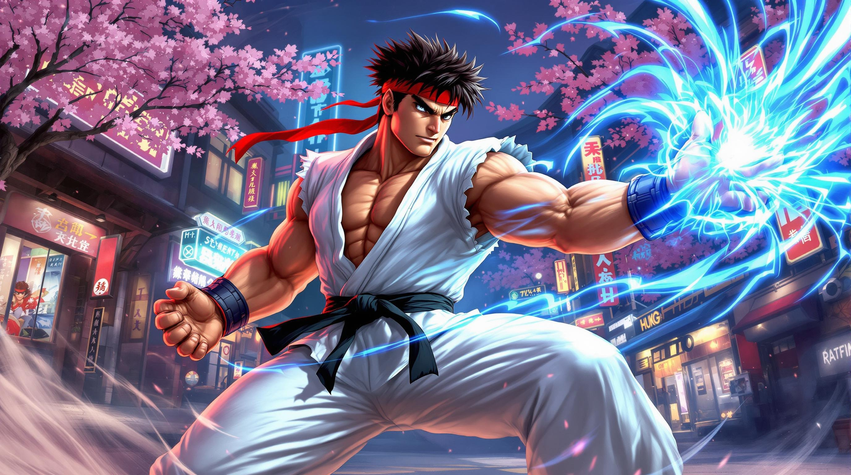 Ryu's Hadouken: Urban Showdown