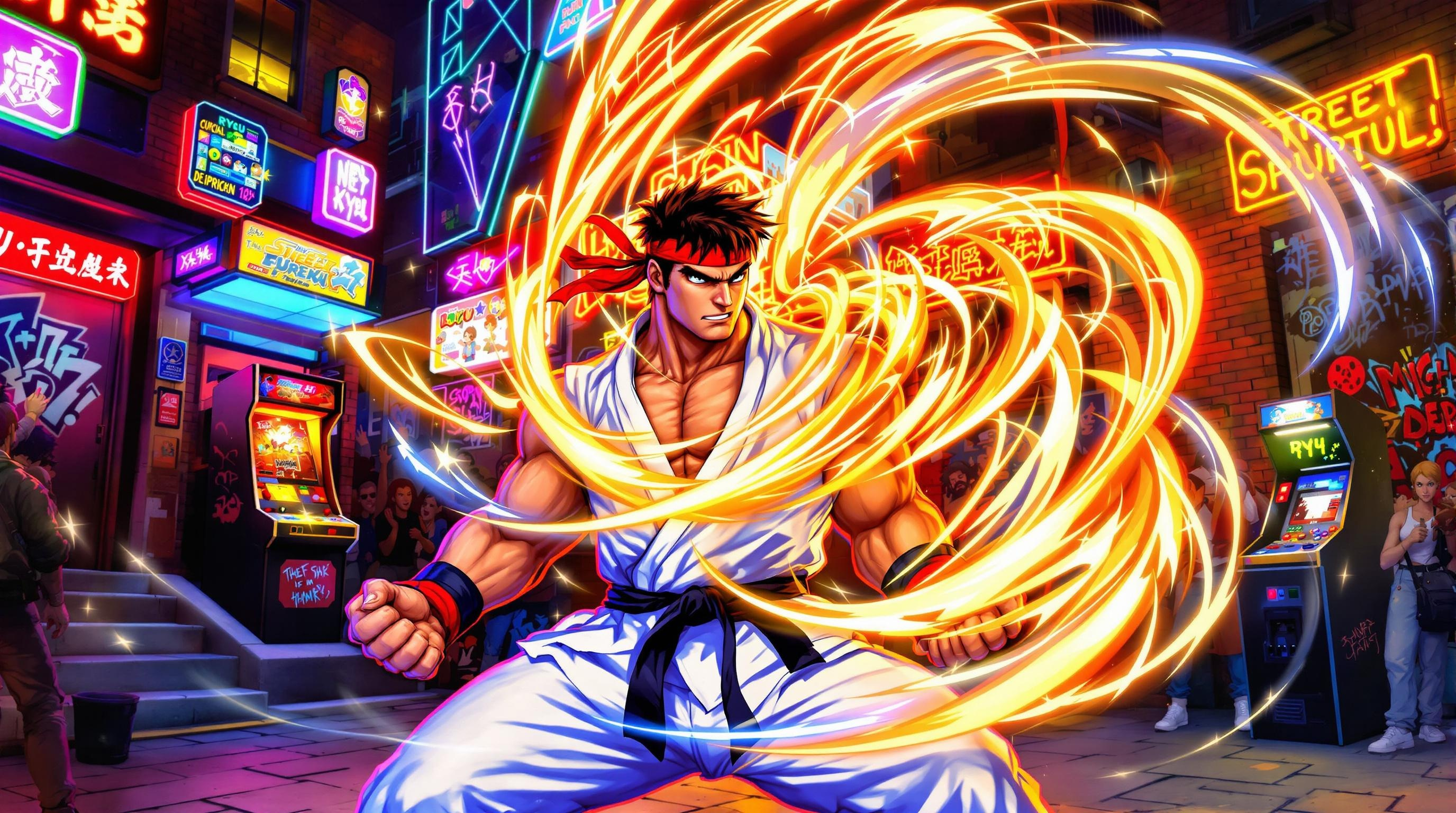 Ryu's Urban Showdown: Fight On!