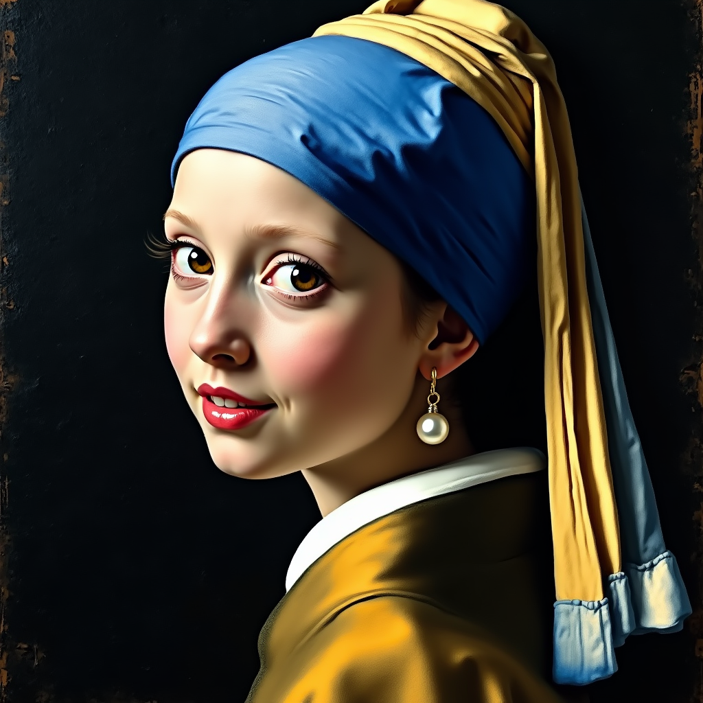 The Girl with a Pearl Earring (by Johannes Vermeer)