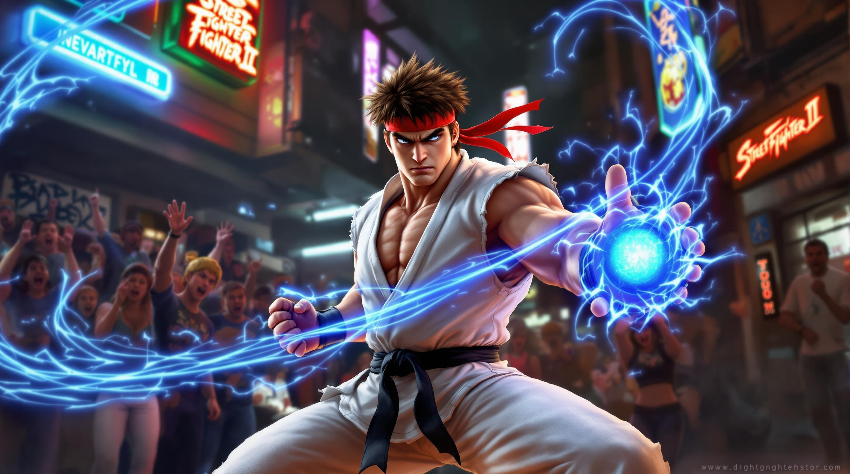 Ryu's Hadouken: Urban Showdown