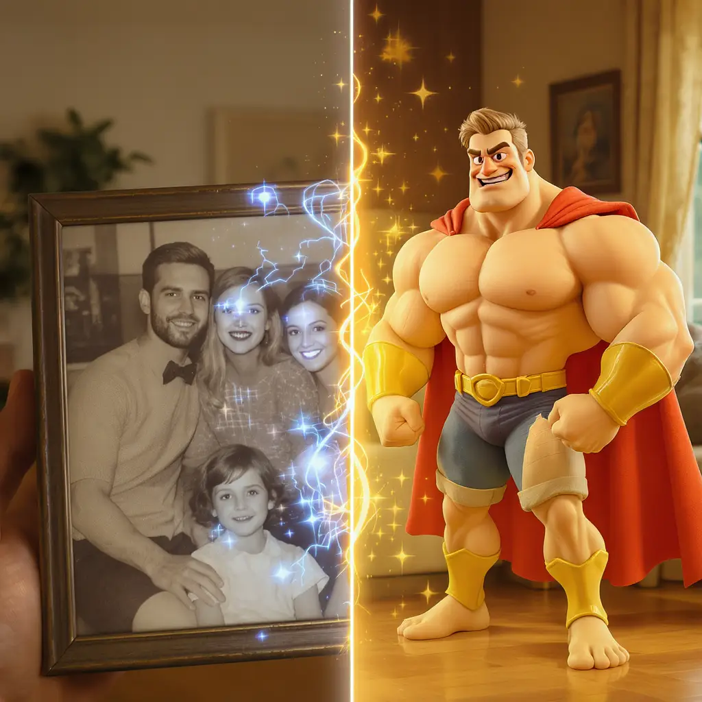 # Reviviendo recuerdos – Y luego flexionándolos con AI Photo Animator y Muscle Generator