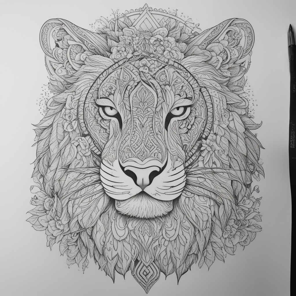 in the style of fineline tattoo, with a tattoo of Сова эскиз тату