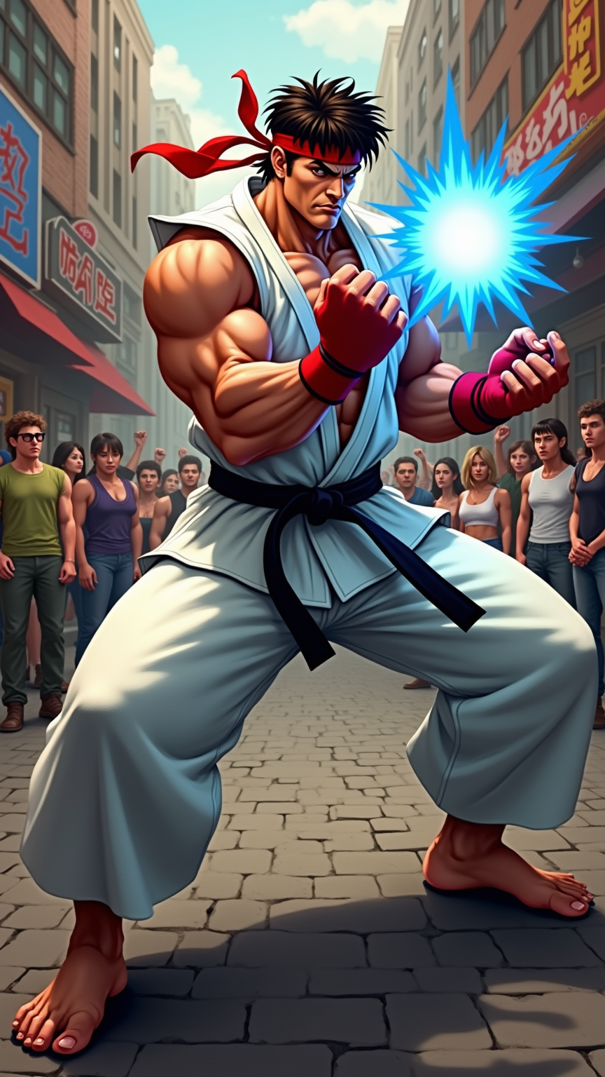 Ryu's Battle: Urban Fury Unleashed