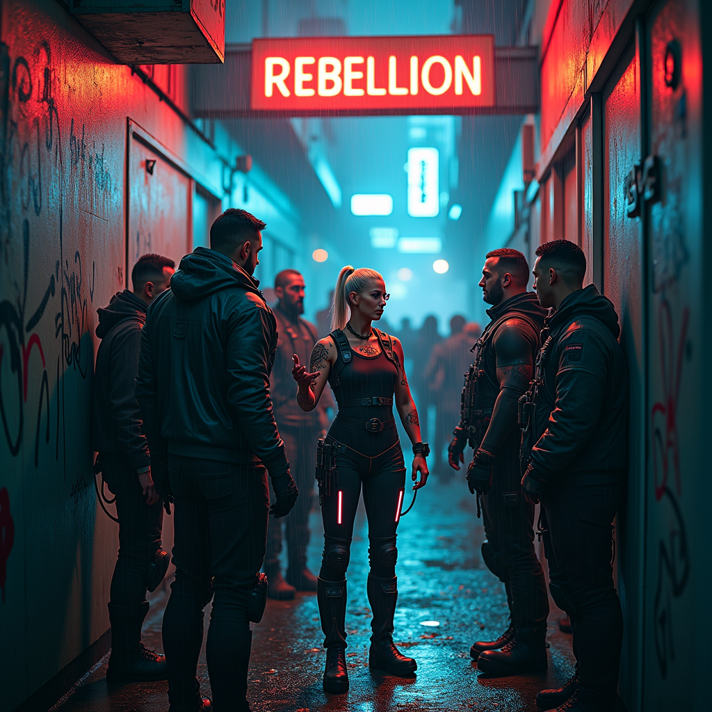 Rebels in Neon Shadows