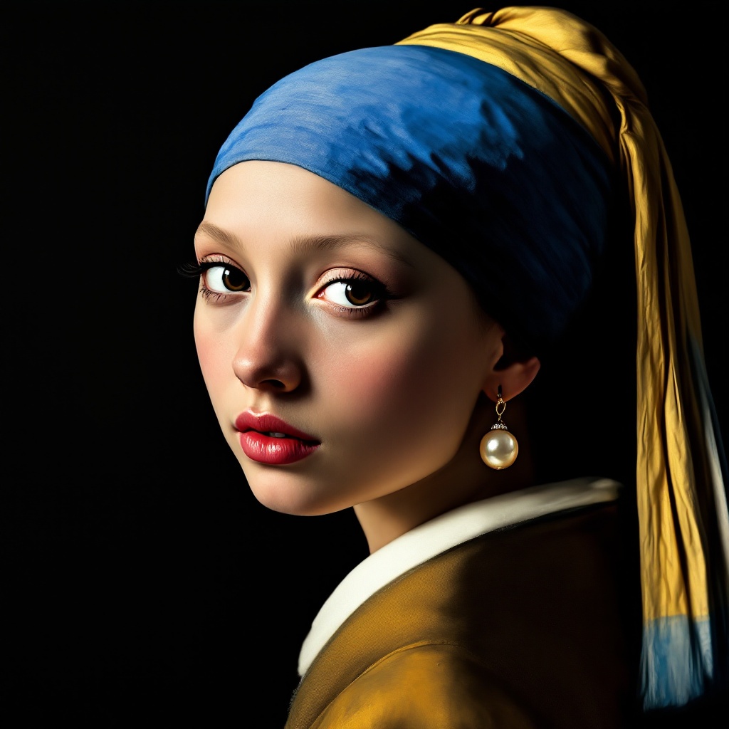 The Girl with a Pearl Earring (by Johannes Vermeer)