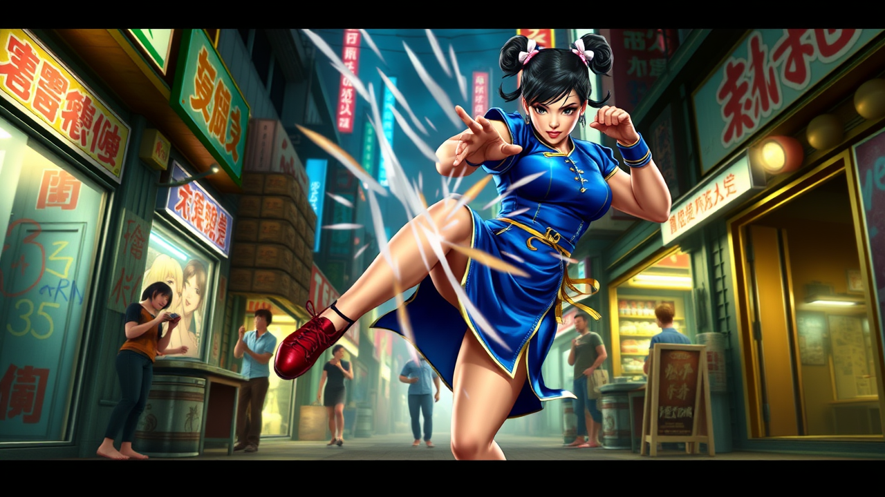 Chun-Li's Electric Showdown