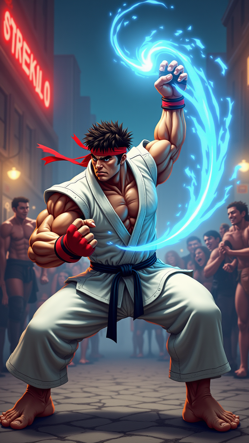 Ryu's Fury: Urban Showdown